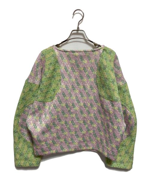 Henrik Vibskov（ヘンリック ヴィブスコフ）Henrik Vibskov (ヘンリック ヴィブスコフ) ノーカラージャケット グリーン サイズ:Sの古着・服飾アイテム