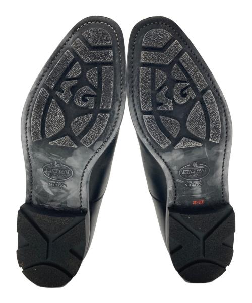 SCOTCH GRAIN（スコッチグレイン）SCOTCH GRAIN (スコッチグレイン) ストレートチップシューズ ブラック サイズ:26.5㎝の古着・服飾アイテム