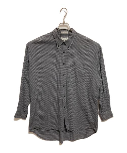 Christian Dior CHEMISES（クリスチャンディオール シュミーズ）Christian Dior CHEMISES (クリスチャンディオール シュミーズ) チェックシャツ ブラック サイズ:SIZE 17 1/2の古着・服飾アイテム