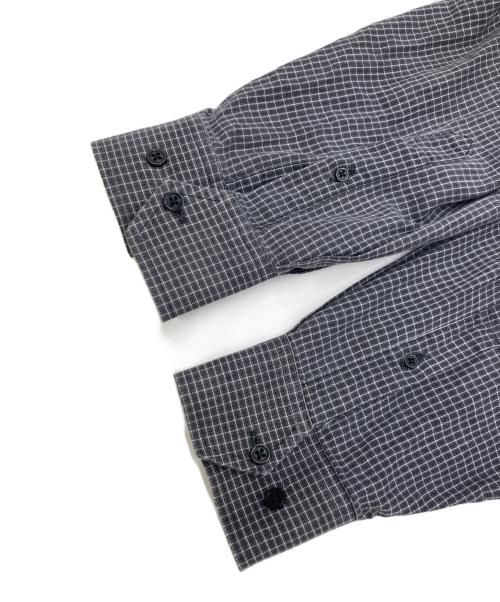 Christian Dior CHEMISES（クリスチャンディオール シュミーズ）Christian Dior CHEMISES (クリスチャンディオール シュミーズ) チェックシャツ ブラック サイズ:SIZE 17 1/2の古着・服飾アイテム