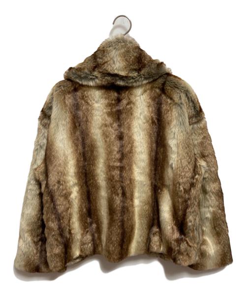 MAVIMOON（マビームーン）mavimoon (マビームーン) フェイクファージャケット ベージュ サイズ:FREEの古着・服飾アイテム