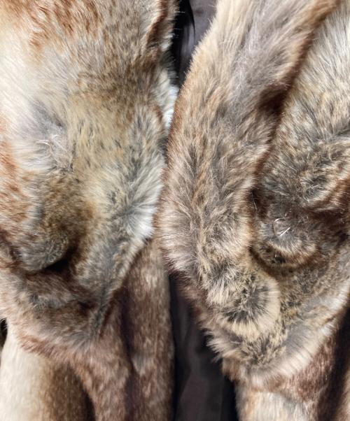 MAVIMOON（マビームーン）mavimoon (マビームーン) フェイクファージャケット ベージュ サイズ:FREEの古着・服飾アイテム