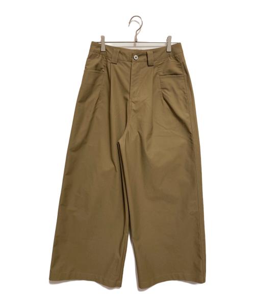 FASHIRU（ファシル）FASHIRU (ファシル) wide chino slacks ベージュ サイズ:Lの古着・服飾アイテム