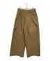 FASHIRU（ファシル）の古着「wide chino slacks」｜ベージュ