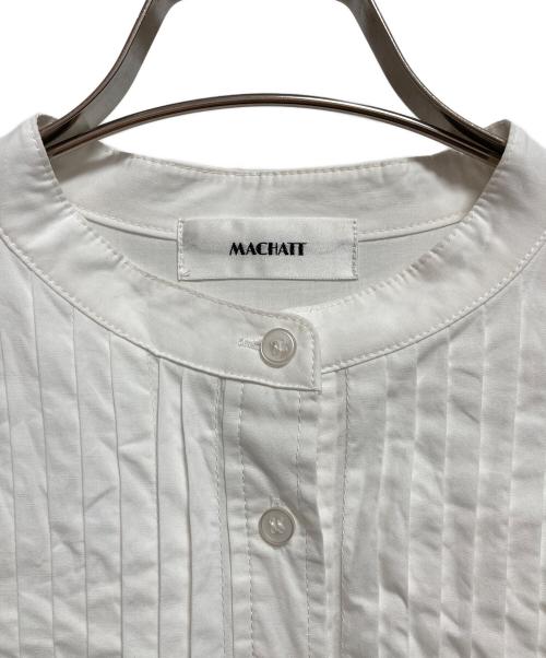 machatt（マチャット）machatt (マチャット) シャツワンピース ホワイト サイズ:Fの古着・服飾アイテム