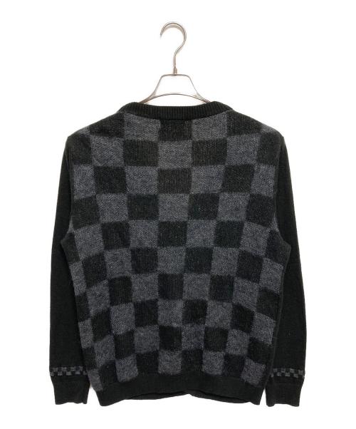 FRED PERRY（フレッドペリー）FRED PERRY (フレッドペリー) モヘア混カーディガン ブラック サイズ:Lの古着・服飾アイテム