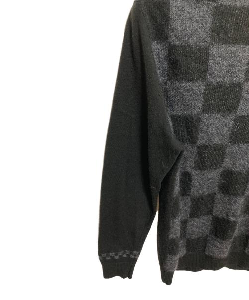 FRED PERRY（フレッドペリー）FRED PERRY (フレッドペリー) モヘア混カーディガン ブラック サイズ:Lの古着・服飾アイテム