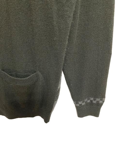 FRED PERRY（フレッドペリー）FRED PERRY (フレッドペリー) モヘア混カーディガン ブラック サイズ:Lの古着・服飾アイテム