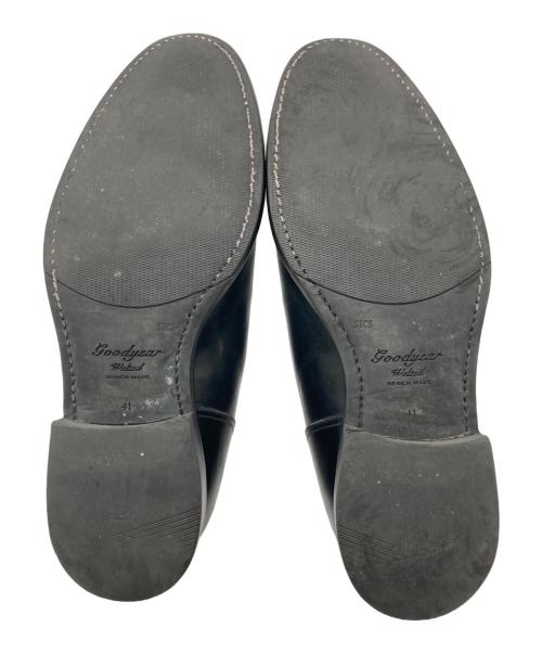 42ND ROYAL HIGHLAND Navy Collection（42NDロイヤルハイランドネイビーコレクション）42ND ROYAL HIGHLAND Navy Collection (42NDロイヤルハイランドネイビーコレクション) ドレスシューズ ブラック サイズ:SIZE 41の古着・服飾アイテム