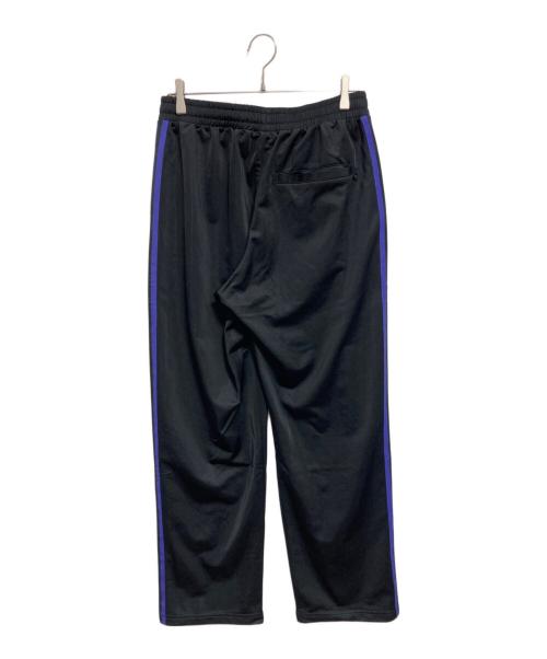 adidas（アディダス）adidas (アディダス) ベッケンバウアー トラックパンツ ブラック×パープル サイズ:Lの古着・服飾アイテム