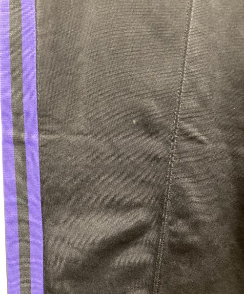 adidas（アディダス）adidas (アディダス) ベッケンバウアー トラックパンツ ブラック×パープル サイズ:Lの古着・服飾アイテム