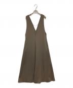 GALLARDA GALANTEガリャルダガランテ）の古着「フレアジャンスカートロングスカート」｜ベージュ