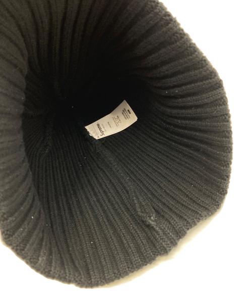 SUPREME（シュプリーム）SUPREME (シュプリーム) ニットキャップ ブラックの古着・服飾アイテム