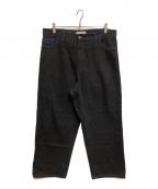YARDSALEヤードセール）の古着「デニムパンツ」｜ブラック