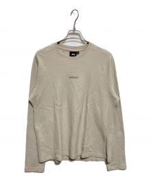 stussy（ステューシー）の古着「WAVE JERSEY CREW」｜ベージュ