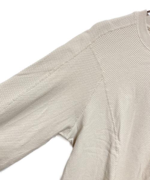 stussy（ステューシー）stussy (ステューシー) WAVE JERSEY CREW ベージュ サイズ:Lの古着・服飾アイテム