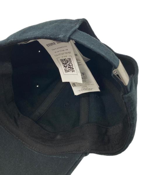 SUPREME（シュプリーム）Supreme (シュプリーム) STONE ISLAND (ストーンアイランド) Denim 6-Panel Cap ブラックの古着・服飾アイテム