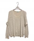 ARNYS PARISアルニスパリス）の古着「リネン混ニット」｜ベージュ