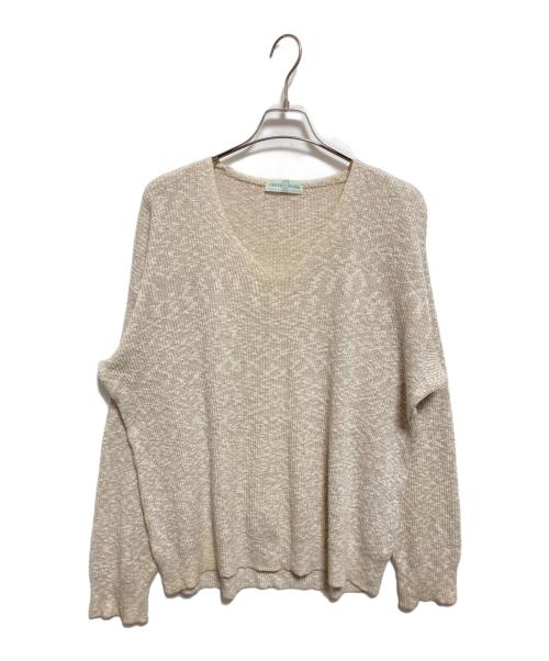 ARNYS PARIS（アルニスパリス）ARNYS PARIS (アルニスパリス) リネン混ニット ベージュ サイズ:50の古着・服飾アイテム