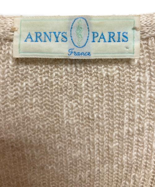 ARNYS PARIS（アルニスパリス）ARNYS PARIS (アルニスパリス) リネン混ニット ベージュ サイズ:50の古着・服飾アイテム