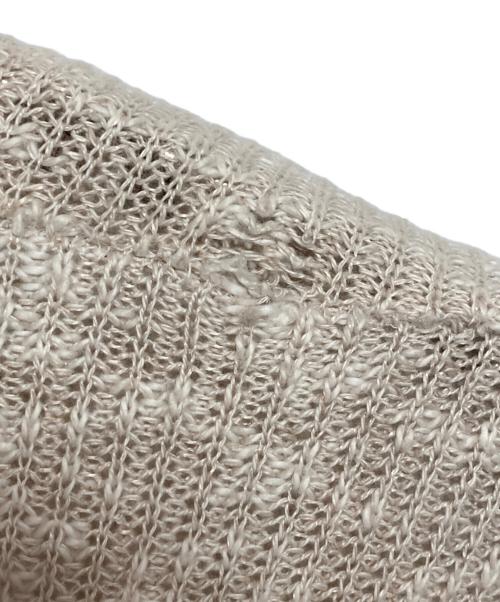 ARNYS PARIS（アルニスパリス）ARNYS PARIS (アルニスパリス) リネン混ニット ベージュ サイズ:50の古着・服飾アイテム