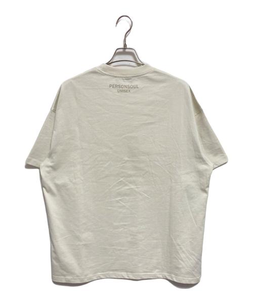 PERSONSOUL（パーソンソウル）personsoul (パーソンソウル) クルーネックtシャツ ベージュ サイズ:Mの古着・服飾アイテム