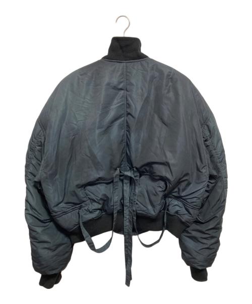 032c（ゼロスリーツーシー）032c (ゼロスリーツーシー) ボンバージャケット ブルー サイズ:Lの古着・服飾アイテム