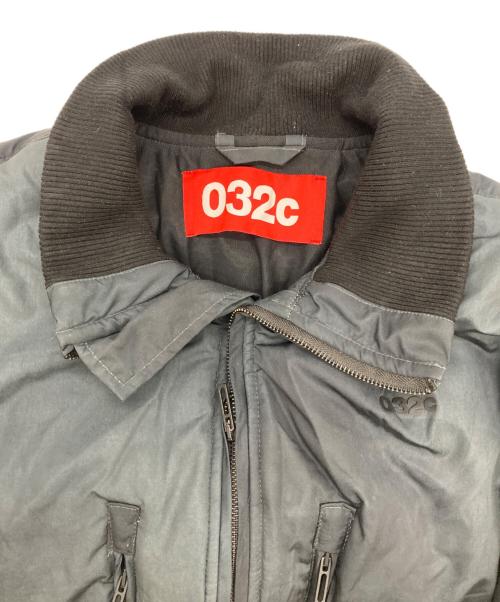 032c（ゼロスリーツーシー）032c (ゼロスリーツーシー) ボンバージャケット ブルー サイズ:Lの古着・服飾アイテム