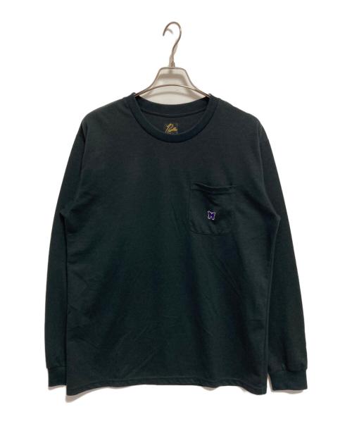 Needles（ニードルズ）Needles (ニードルズ) L/S Crew Neck Tee - PE/C Jersey ブラック サイズ:Mの古着・服飾アイテム