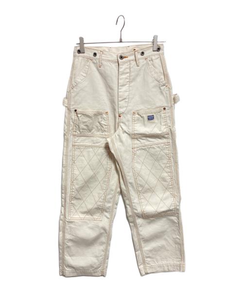KAPITAL（キャピタル）KAPITAL (キャピタル) ランバーパンツ アイボリーの古着・服飾アイテム