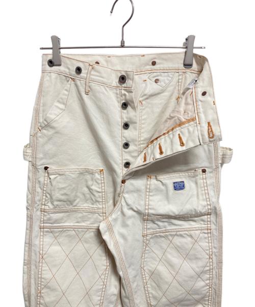 KAPITAL（キャピタル）KAPITAL (キャピタル) ランバーパンツ アイボリーの古着・服飾アイテム