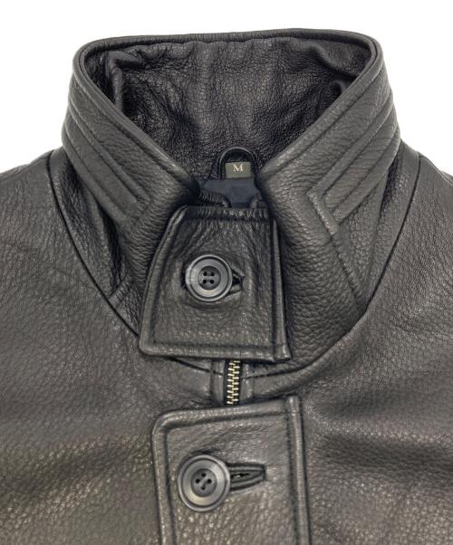 Wind Armor（ウィンドアーマー）Wind Armor (ウィンドアーマー) レザーコート ブラック サイズ:Mの古着・服飾アイテム