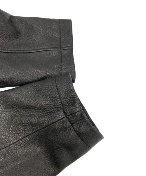 Wind Armor（ウィンドアーマー）Wind Armor (ウィンドアーマー) レザーコート ブラック サイズ:Mの古着・服飾アイテム