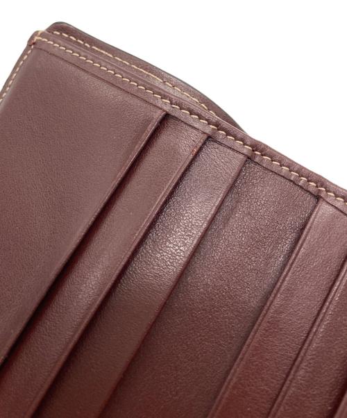 Chloe（クロエ）Chloe (クロエ) ミニトリフォールドウォレット ベージュ×ブラウンの古着・服飾アイテム