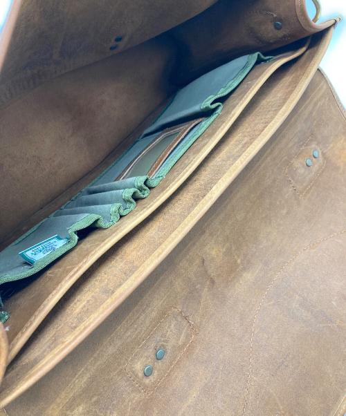 gokey company（ゴーキーカンパニー）gokey company (ゴーキーカンパニー) ブリーフケース ブラウンの古着・服飾アイテム