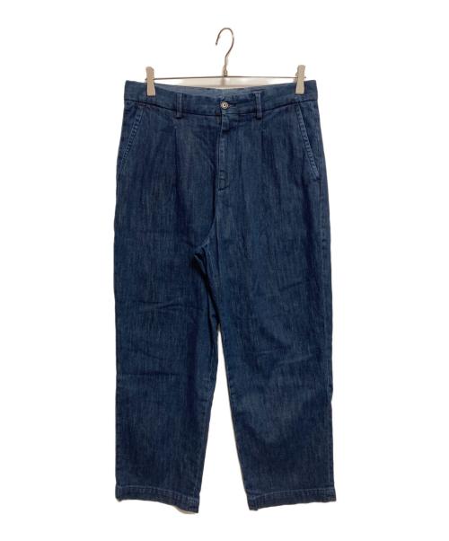 riccardo metha（リカルドメッサ）riccardo metha (リカルドメッサ) NE WASH 1TUCK WIDE インディゴ サイズ:46の古着・服飾アイテム