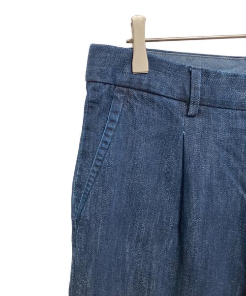 riccardo metha（リカルドメッサ）riccardo metha (リカルドメッサ) NE WASH 1TUCK WIDE インディゴ サイズ:46の古着・服飾アイテム