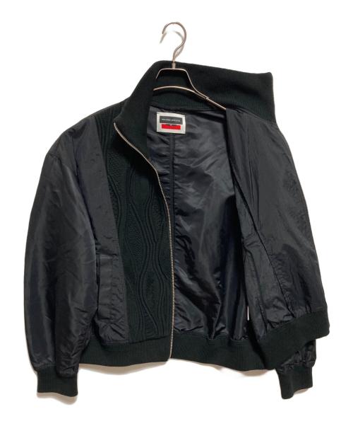 MAISON SPECIAL（メゾンスペシャル）MAISON SPECIAL (メゾンスペシャル) Different Material Docking Prime-Over Zip Blouson ブラック サイズ:2の古着・服飾アイテム