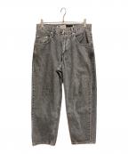LEVI'Sリーバイス）の古着「Silver Tab BAGGY デニムパンツ」｜グレー