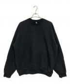 LOS ANGELES APPARELロサンゼルスアパレル）の古着「14OZクルーネックスウェット」｜ブラック