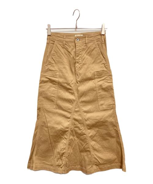 YANUK（ヤヌーク）YANUK (ヤヌーク) Utility RemakeSkir ベージュ サイズ:Sの古着・服飾アイテム