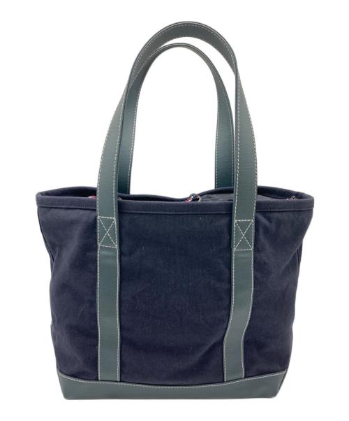 russet（ラシット）russet (ラシット) キャンバストートバッグ ネイビーの古着・服飾アイテム