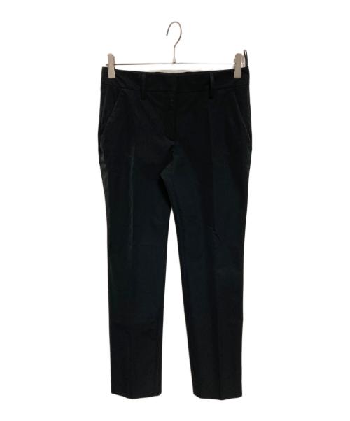 PRADA（プラダ）PRADA (プラダ) ポリエステルツイルスリムスラックス ブラック サイズ:38の古着・服飾アイテム