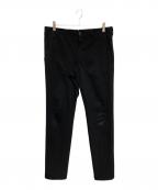 PRADAプラダ）の古着「コインポケットシングルセンタープレススラックス」｜ブラック