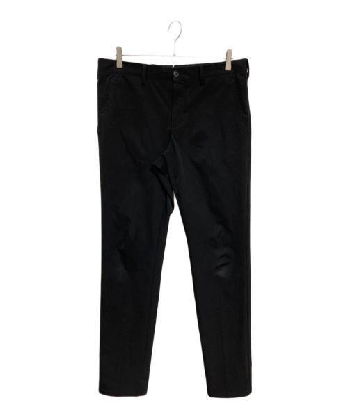 PRADA（プラダ）PRADA (プラダ) コインポケットシングルセンタープレススラックス ブラック サイズ:48の古着・服飾アイテム