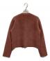 anuans (アニュアンス) ラクーンブレンドノーカラーニットジャケット ピンク サイズ:F：12000円