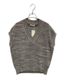 icB（アイシービー）の古着「ルレックスベースダイ プルオーバーニット」｜グレー