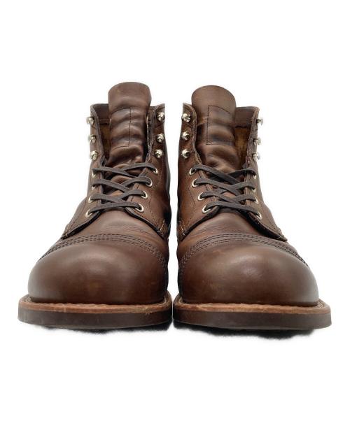 RED WING（レッドウィング）RED WING (レッドウィング) Iron Ranger ブラウン サイズ:SIZE US10.5の古着・服飾アイテム