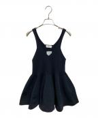 SLOBE IENAスローブ イエナ）の古着「ペプラムビスチェ」｜ブラック