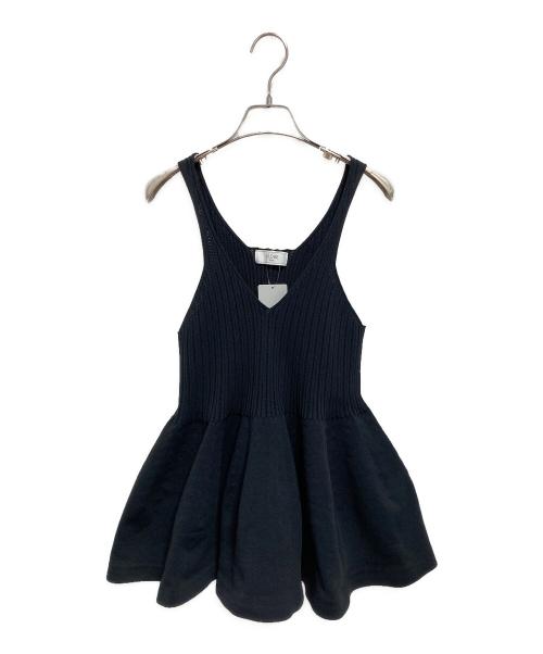 SLOBE IENA（スローブ イエナ）SLOBE IENA (スローブ イエナ) ペプラムビスチェ ブラック サイズ:FREE 未使用品の古着・服飾アイテム